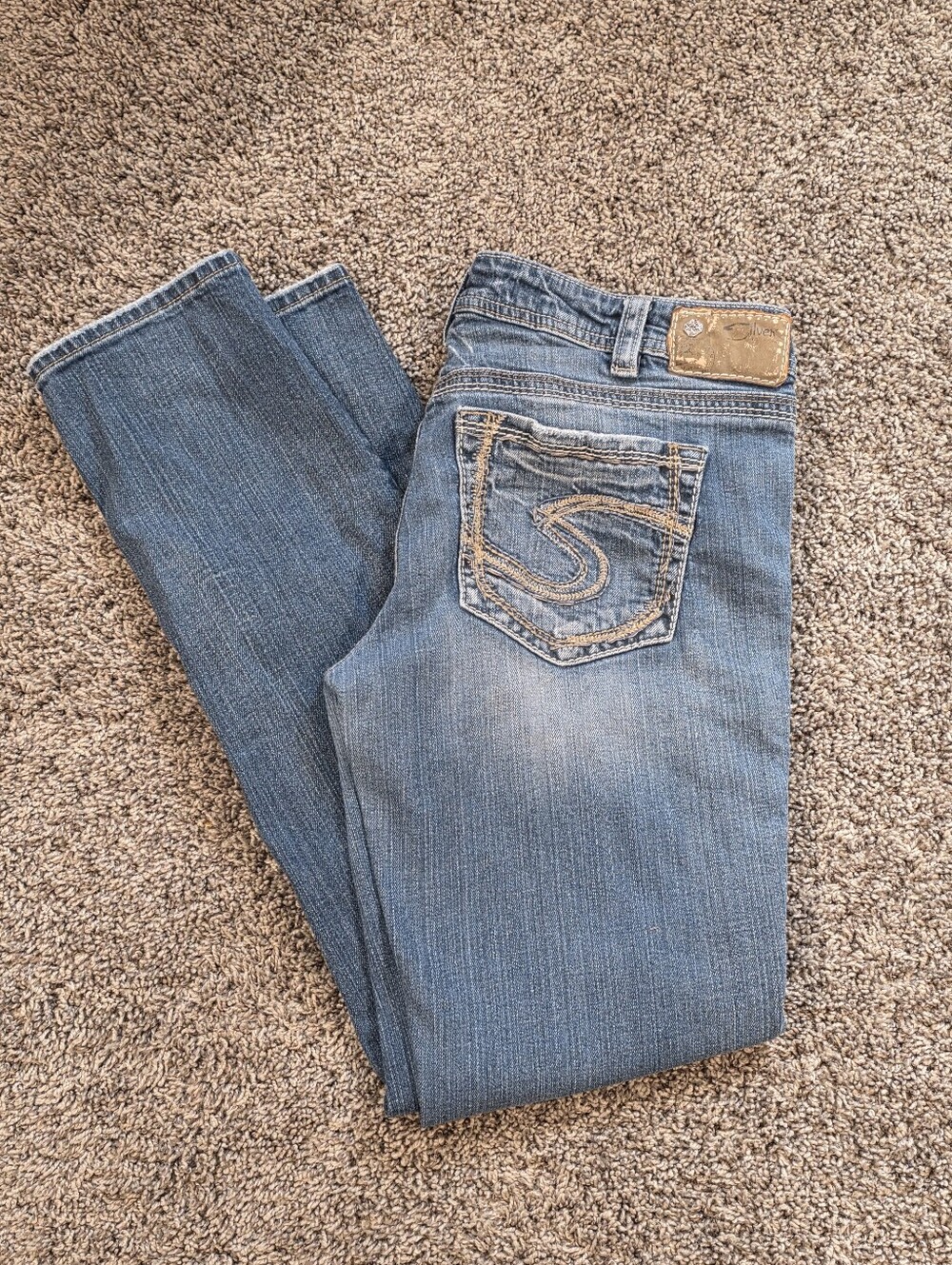 Silver Aiko Women's Midrise Bootcut Jeans Size 30/31